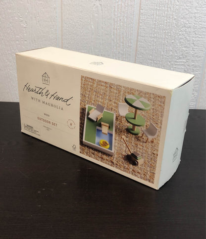  Hearth & Hand Dollhouse Accessories, Toy Outdoor