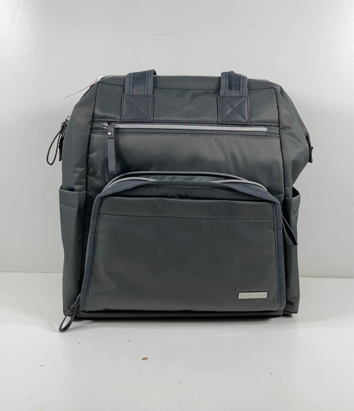  Skip Hop MainFrame Diaper Backpack, Charcoal