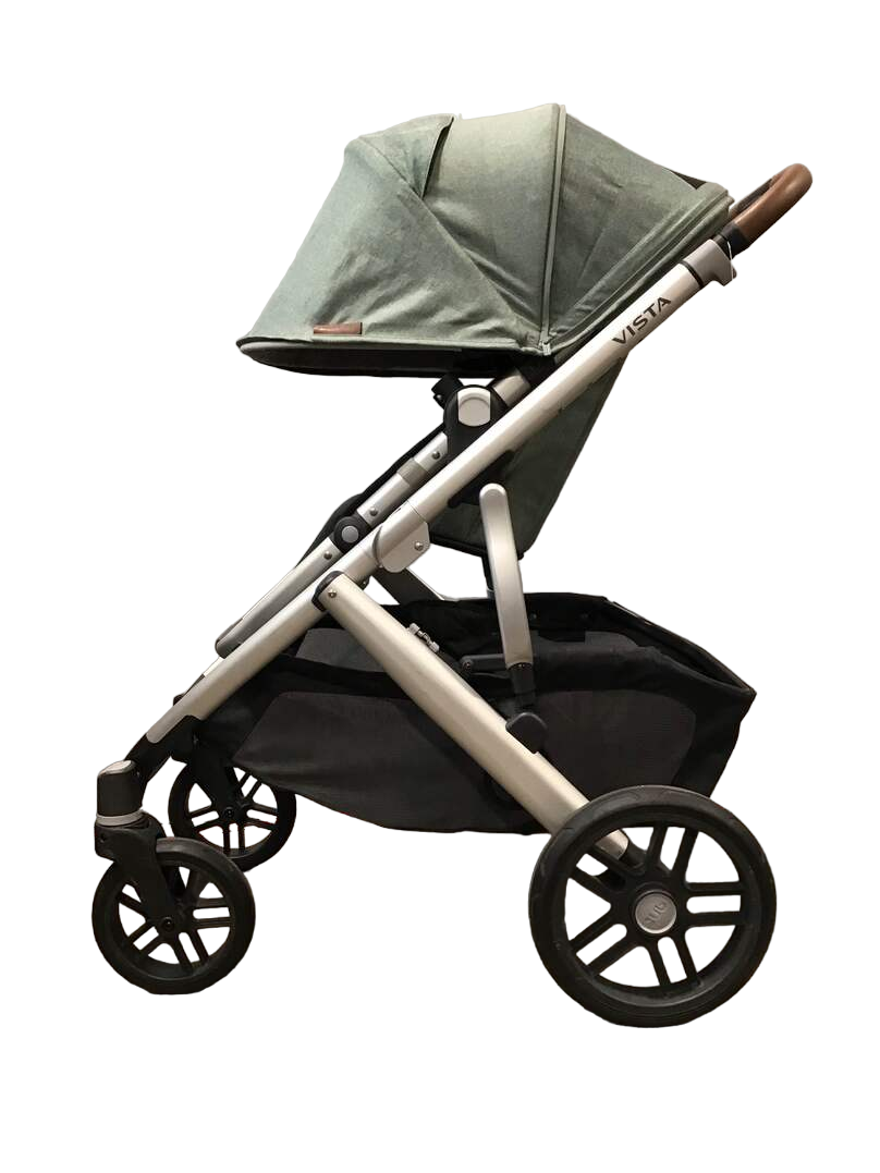  UPPAbaby VISTA V2 Stroller, 2020, Emmett (Green Melange)