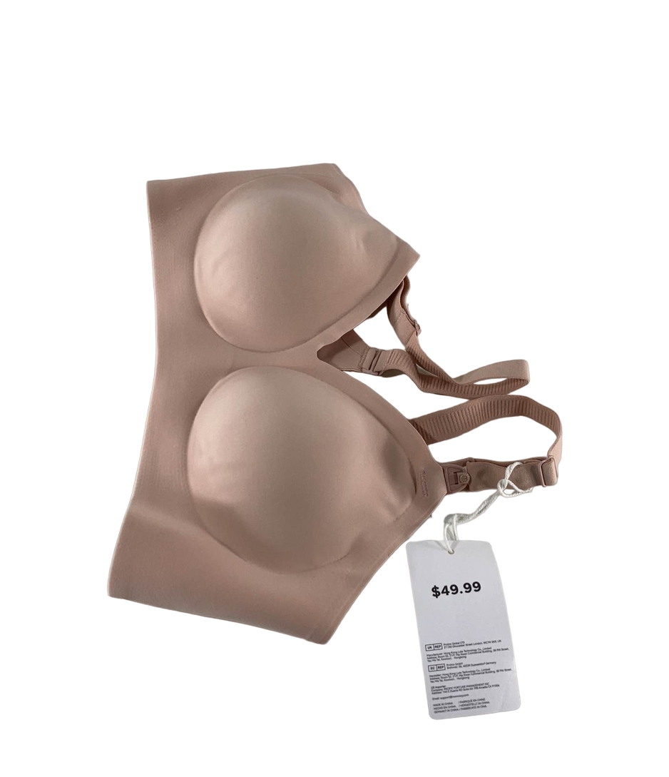 Momcozy SMOOTH, Ultra Soft Omni Maternity Nursing Bra, Medium Beige