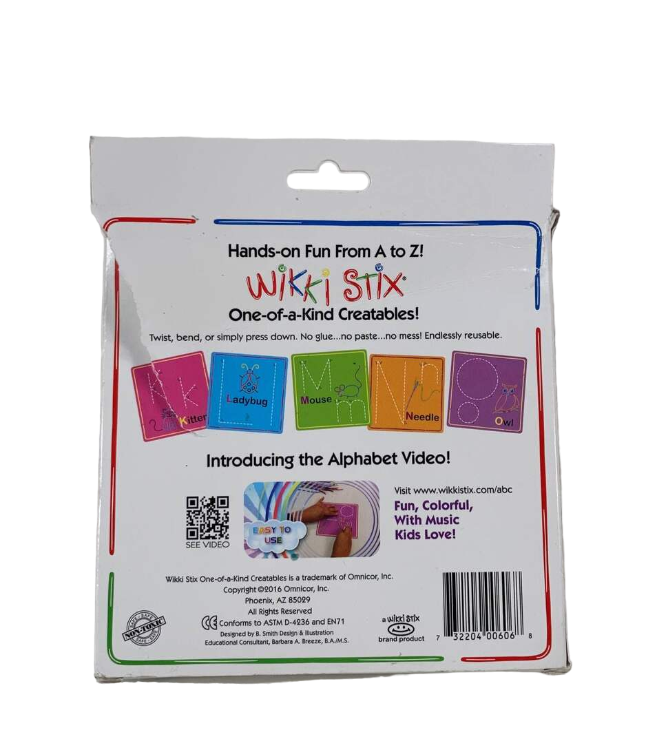  Wikki Stix Alphabet Cards