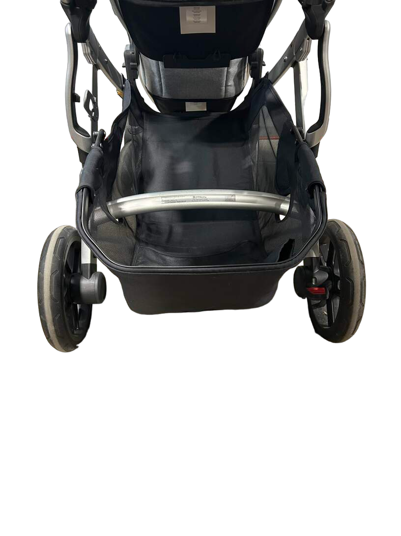  UPPAbaby VISTA V2 Double Stroller, 2020, Stella (Grey Brushed Melange)