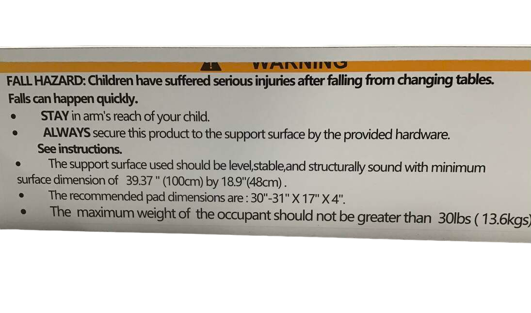  Steal Group Removable Changing Tray, White