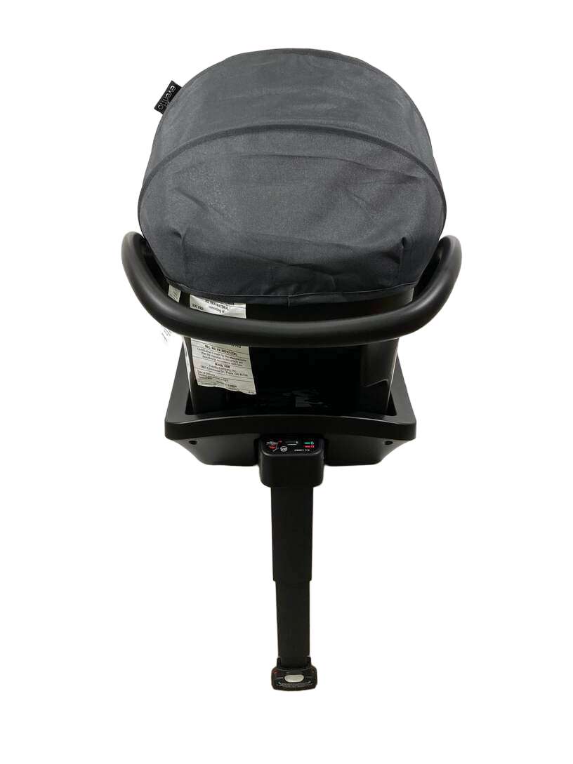  Evenflo LiteMax DLX Infant Car Seat With SafeZone Load Leg Base, Sawyer, 2023