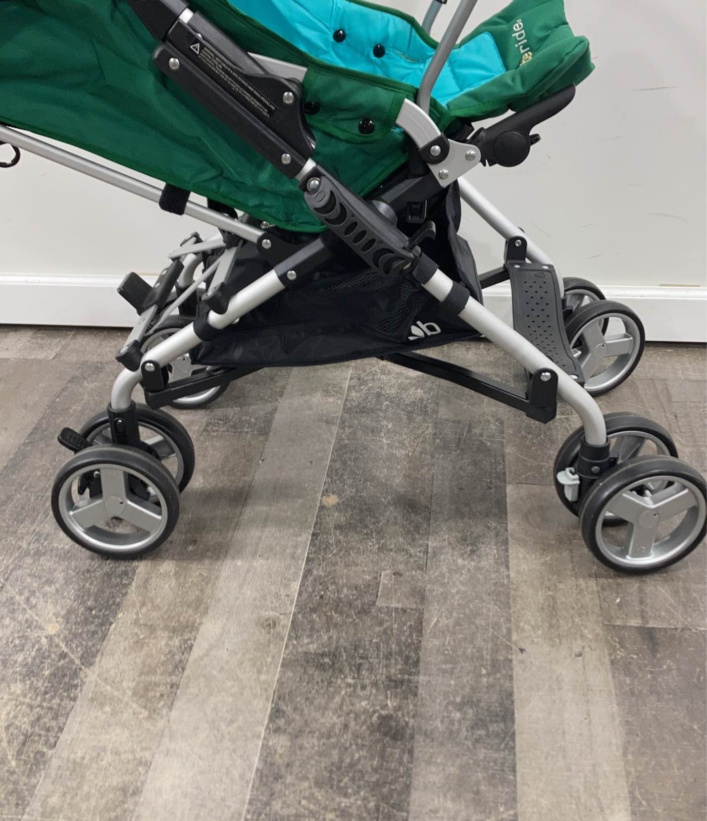  Bumbleride Flite Stroller, 2013, Green Papyrus