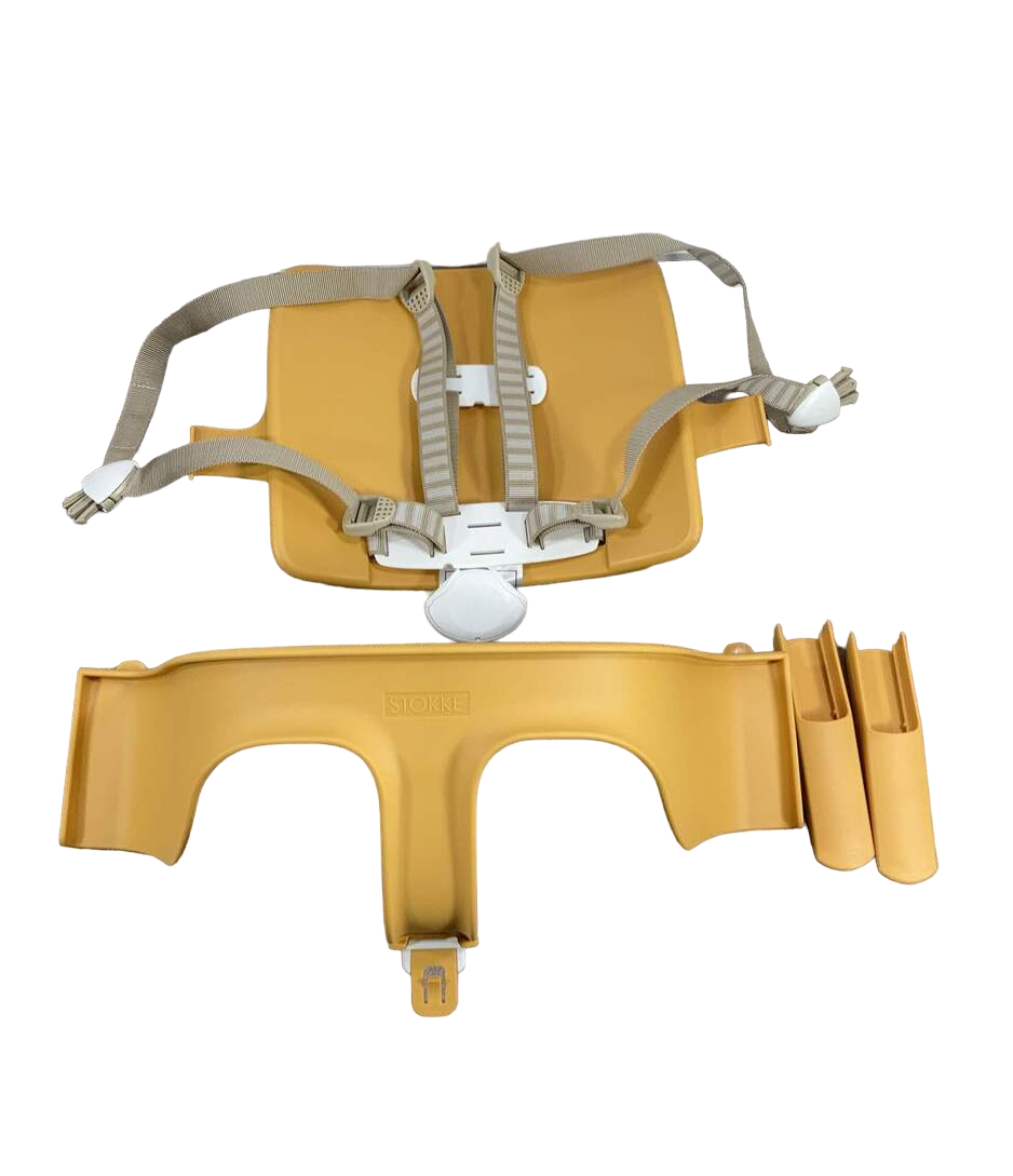  Stokke Tripp Trapp High Chair With Baby Set, Sunflower Yellow