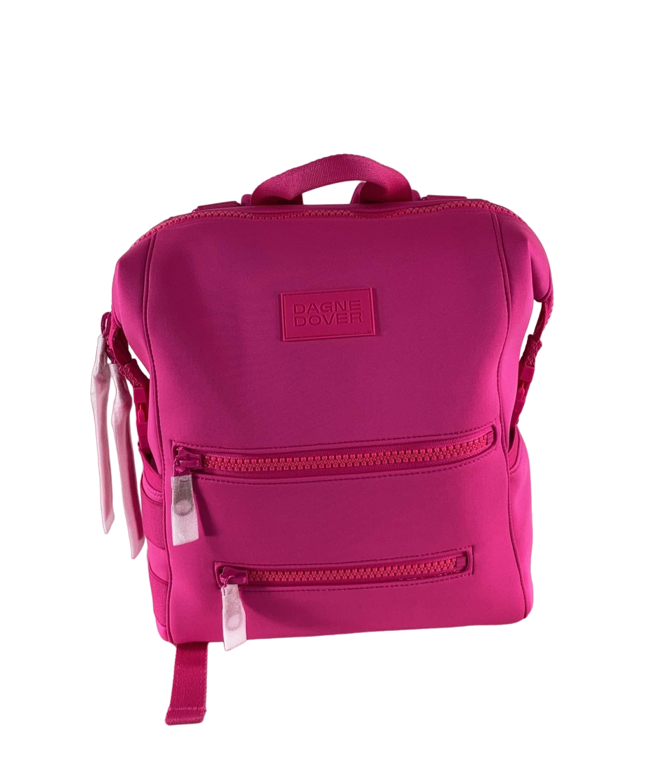  Dagne Dover Indi Diaper Backpack Medium, Hottest Pink