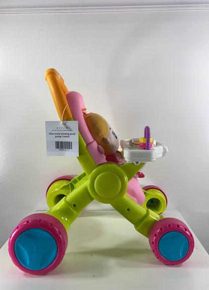  Fisher Price Stroll & Learn Walker And Doll