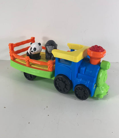 Fisher Price Little People Musical Animal Zoo Train, Blue