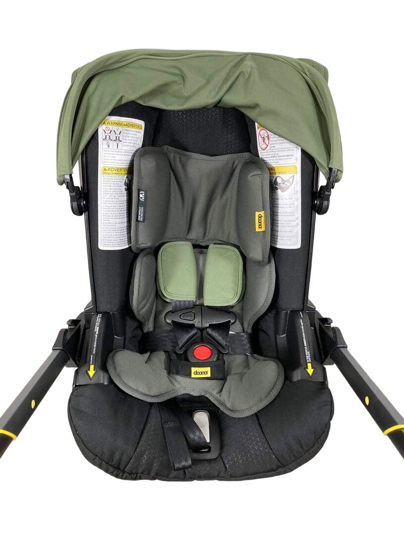  Doona Infant Car Seat & Stroller Combo, 2023, Desert Green