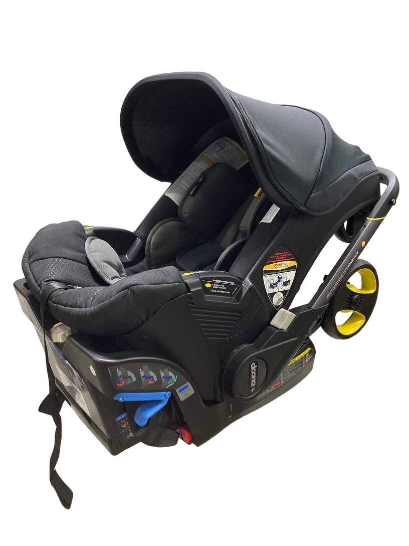  Doona Infant Car Seat & Stroller Combo, Nitro Black, 2023