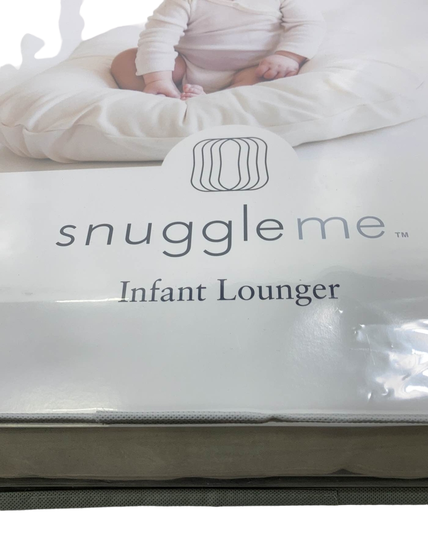  Snuggle Me Organic Sensory Infant Lounger With Cover, Gingerbread