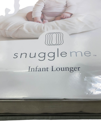  Snuggle Me Organic Sensory Infant Lounger With Cover, Gingerbread