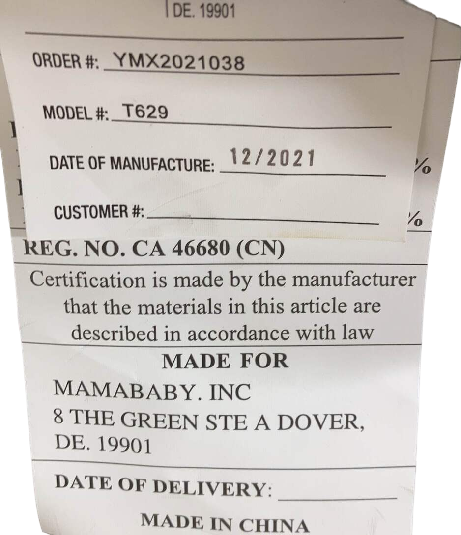  Mompush Wiz Stroller, 2021, Grey
