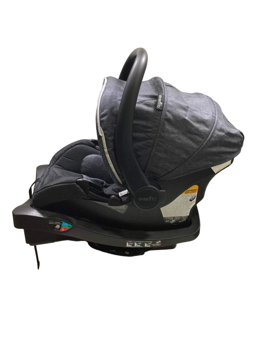  Evenflo Pivot Vizor Travel System, 2022, Chase Black