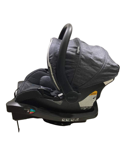  Evenflo Pivot Vizor Travel System, 2022, Chase Black