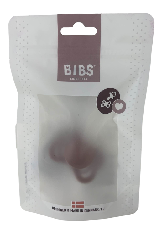  BIBS Couture Natural Rubber Pacifier, Brick Red