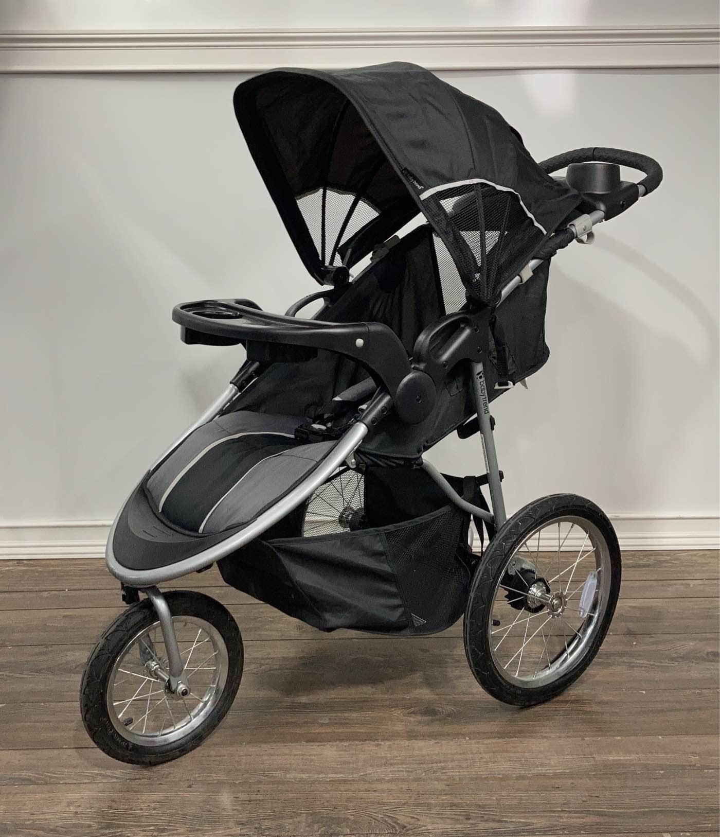  Baby Trend Pathway Jogging Stroller, 2019, Optic Grey
