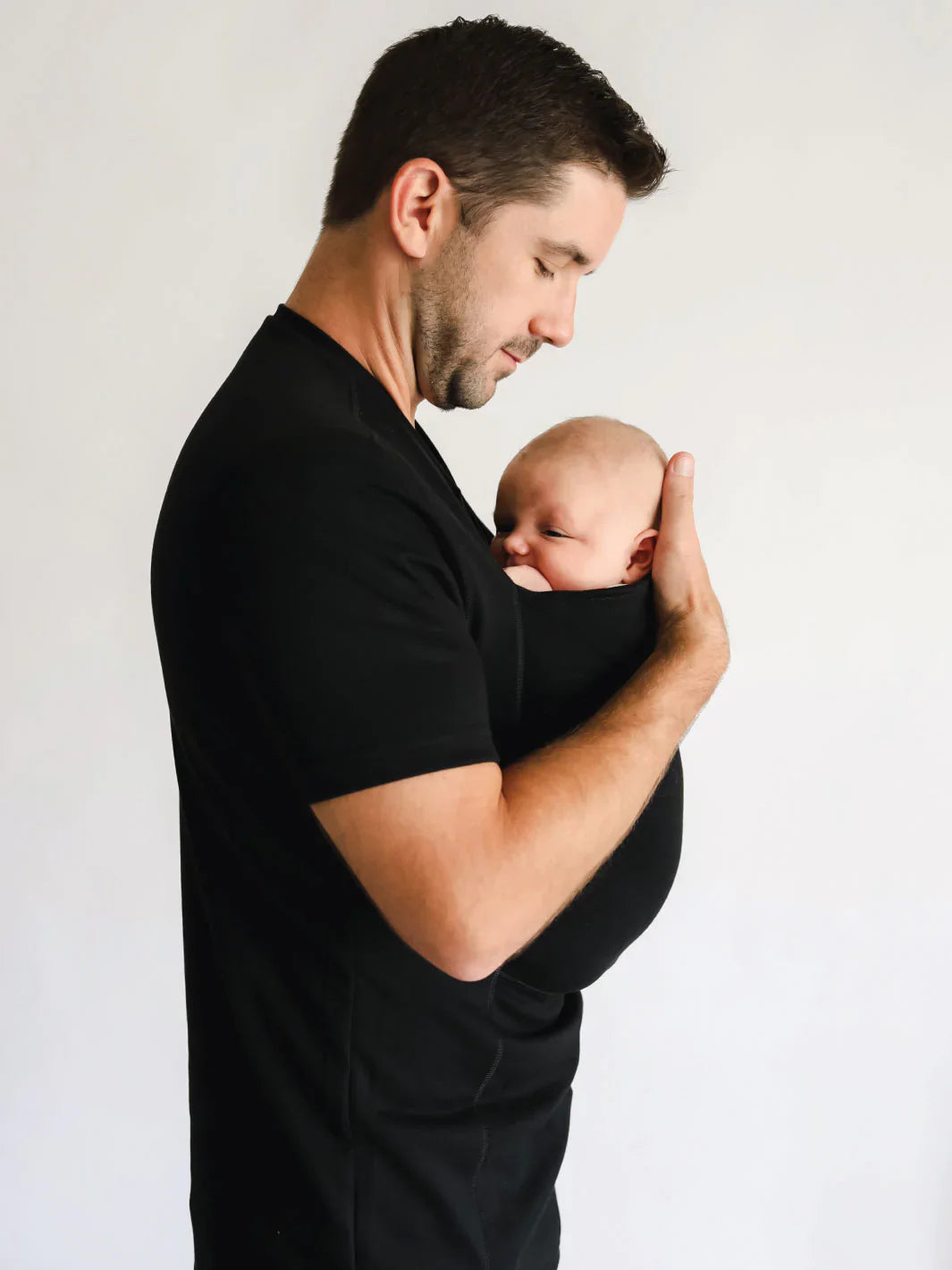  Lalabu Soothe Shirt Baby Carrier, XX-Large, Pure Black