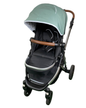  Mockingbird Single 2.0 Stroller, 2023, Silver With Penny Leather, Windowpane, Sage