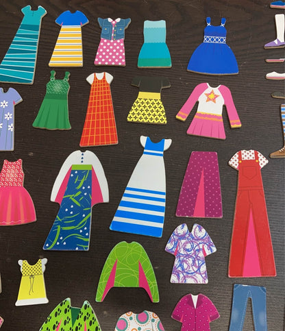  Horizon Group USA Wooden Dress-Up Dolls