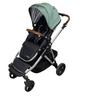  Mockingbird Single To Double 2.0 Stroller, Silver With Penny Leather, Watercolor Drops, Sage, 2023