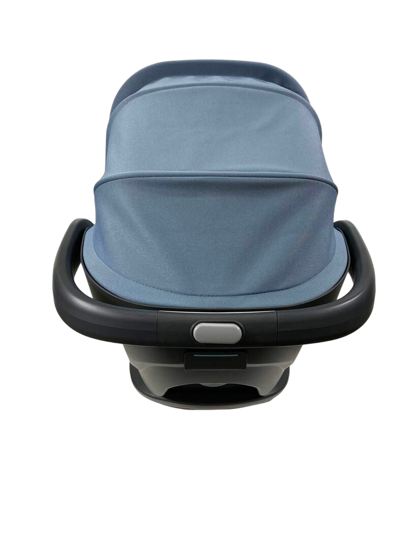  UPPAbaby MESA V2 Infant Car Seat, Gregory (Blue Melange Merino Wool), 2023