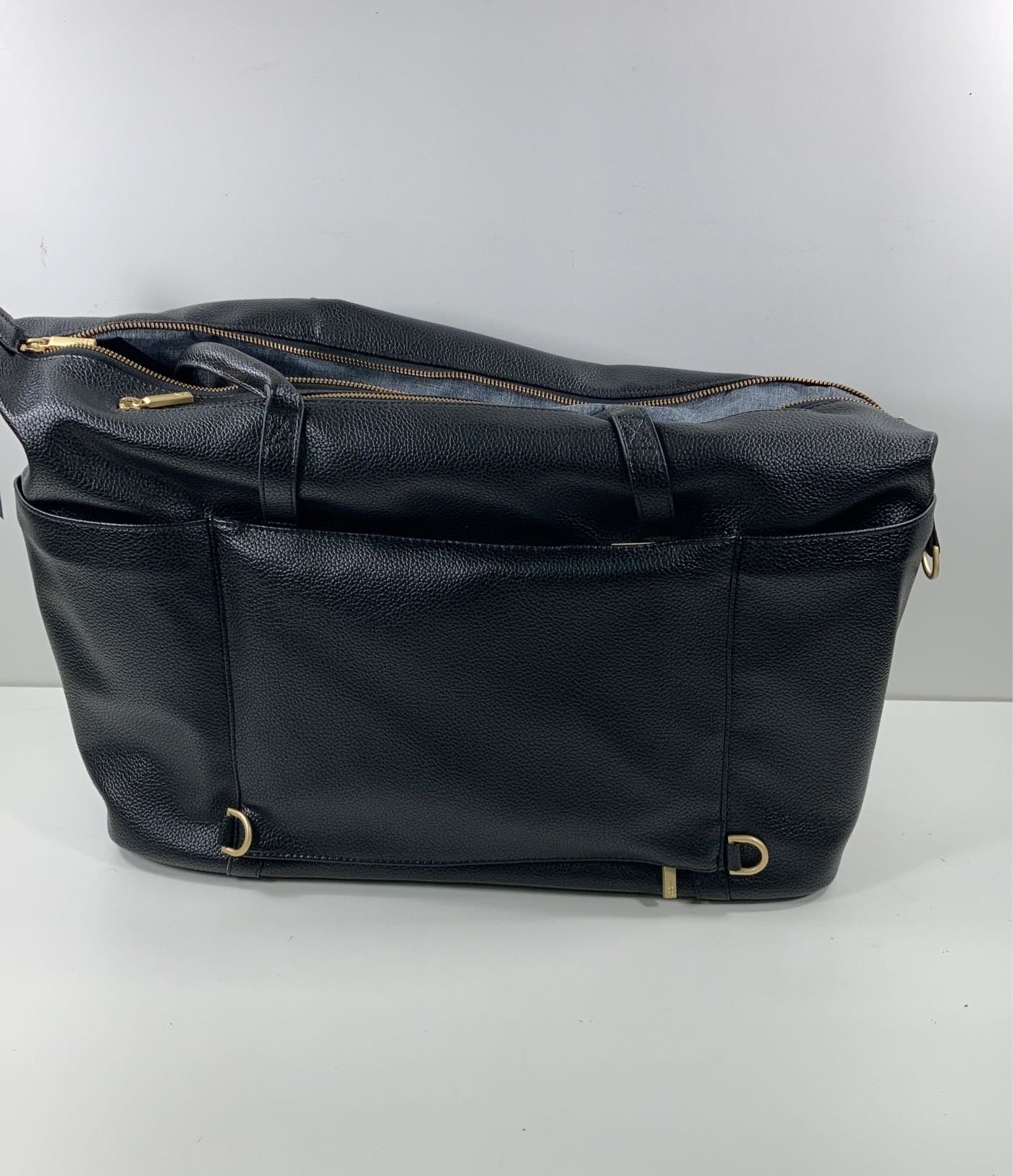  Freshly Picked Weekender Diaper Bag, Ebony