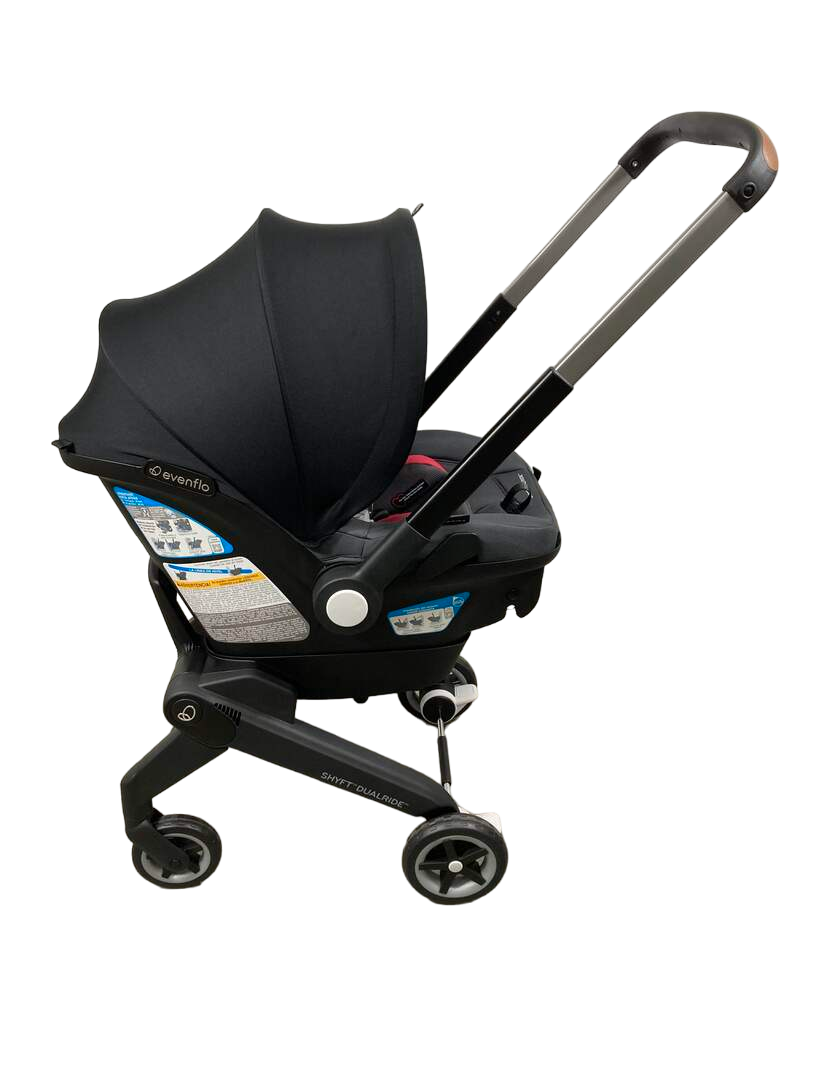  Evenflo Shyft Dual Ride Infant Car Seat Stroller Combo, Sylva, 2023