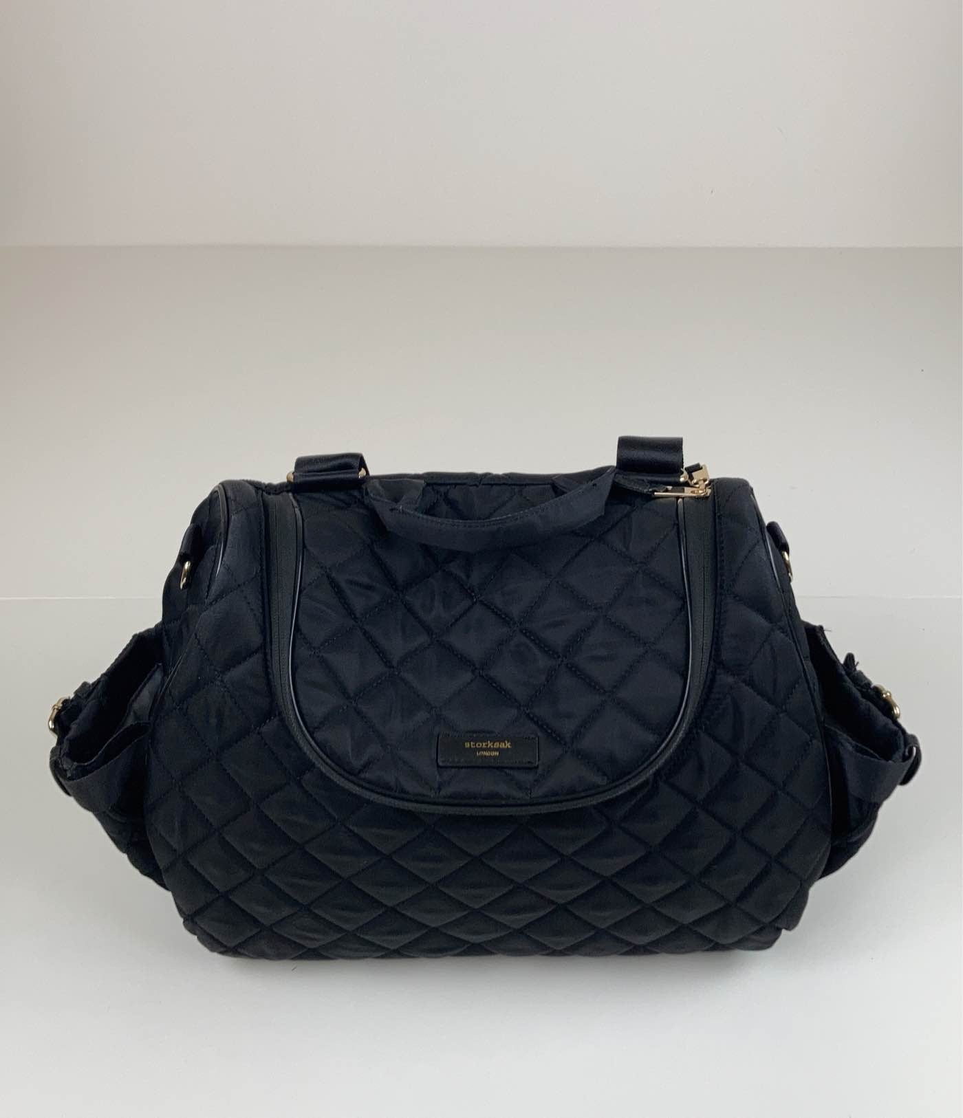  StorkSak Poppy Luxe Convertible Backpack With Food & Bottle Bag