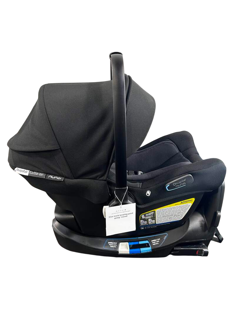  Bugaboo Turtle Air By Nuna Car Seat, 2022, Black