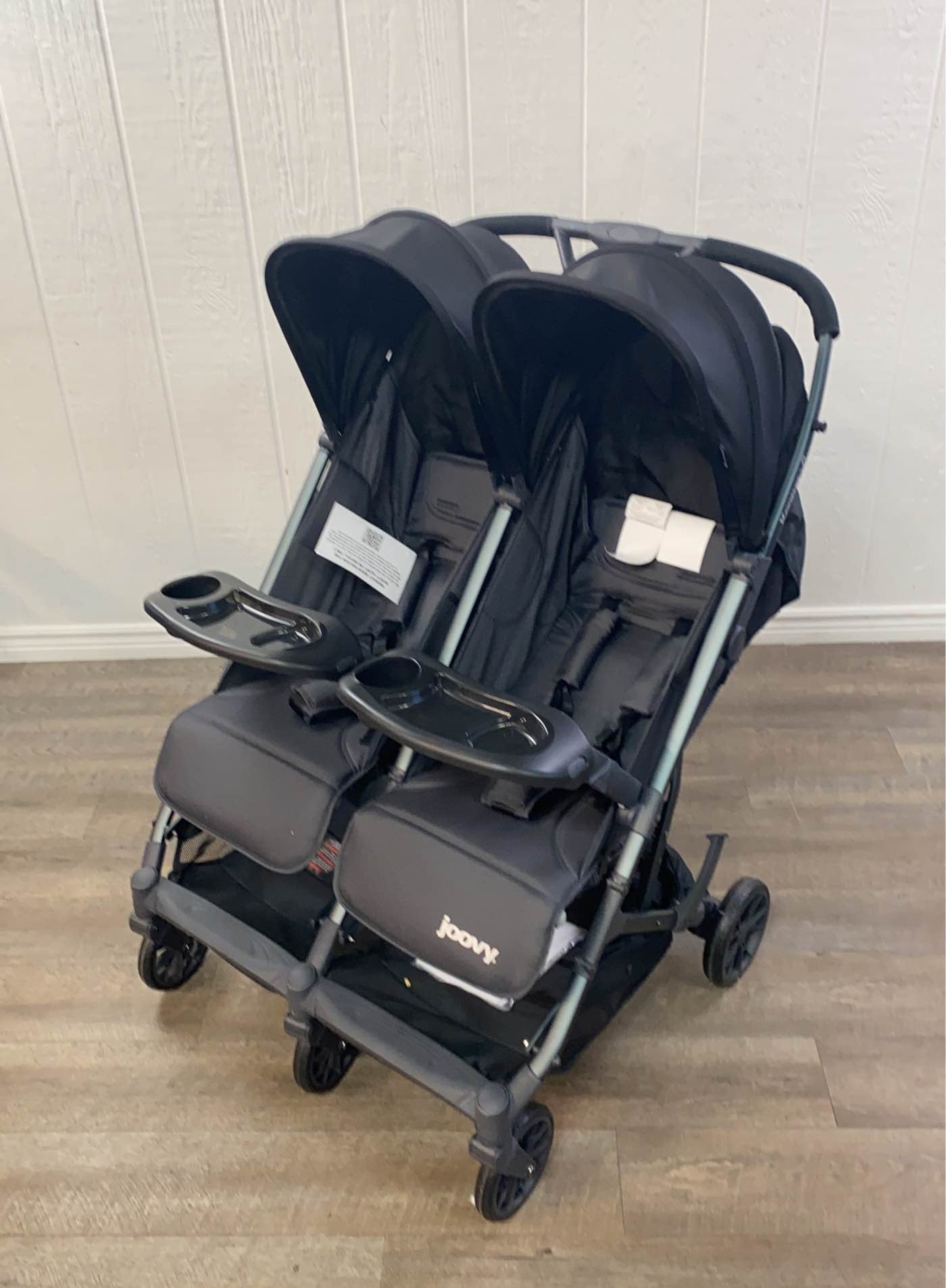  Joovy Kooper X2 Double Stroller, Forged Iron, 2021