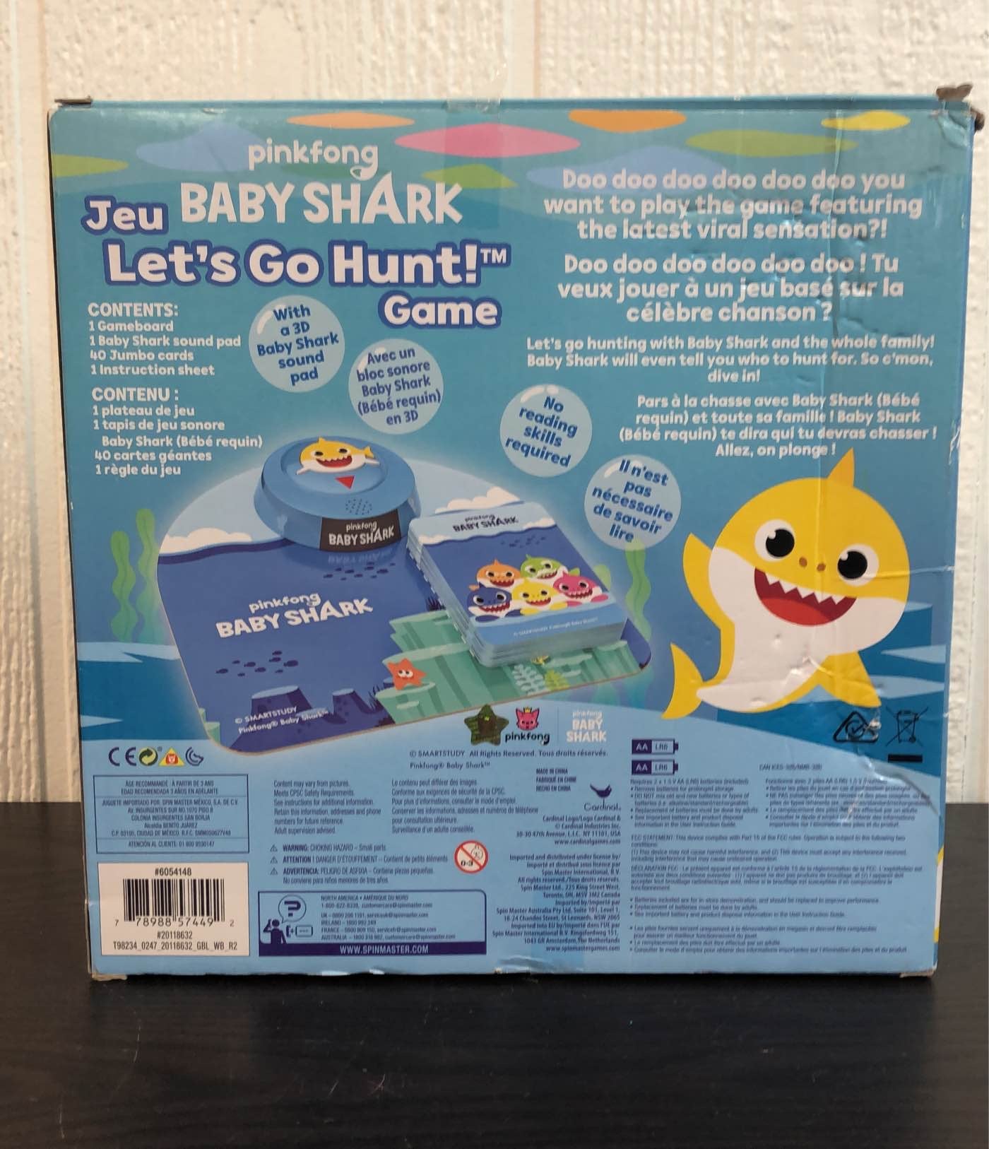  Pinkfong Baby Shark Let’s Go Hunt Card Game
