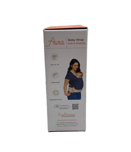  Ergobaby Aura Baby Wrap, Pure Black