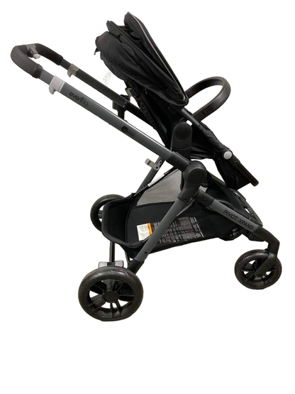  Evenflo Pivot Xpand Modular Travel System Stroller, 2022, Ayrshire Black