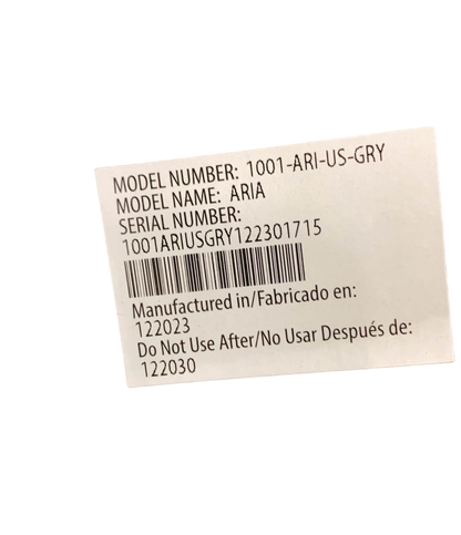  UPPAbaby Aria Infant Car Seat, 2023, Greyson