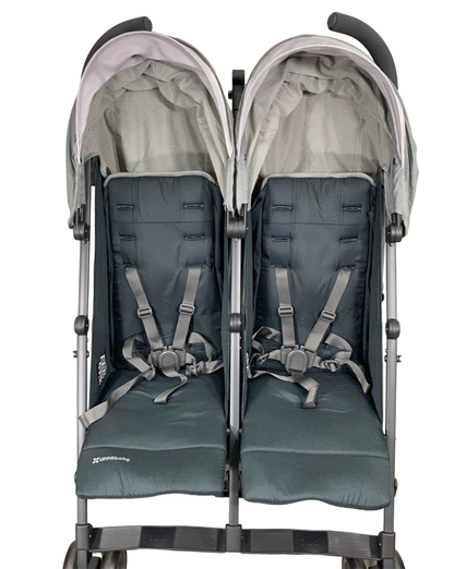  UPPAbaby G-Link V2 Double Stroller, 2022, Greyson (Charcoal Melange)