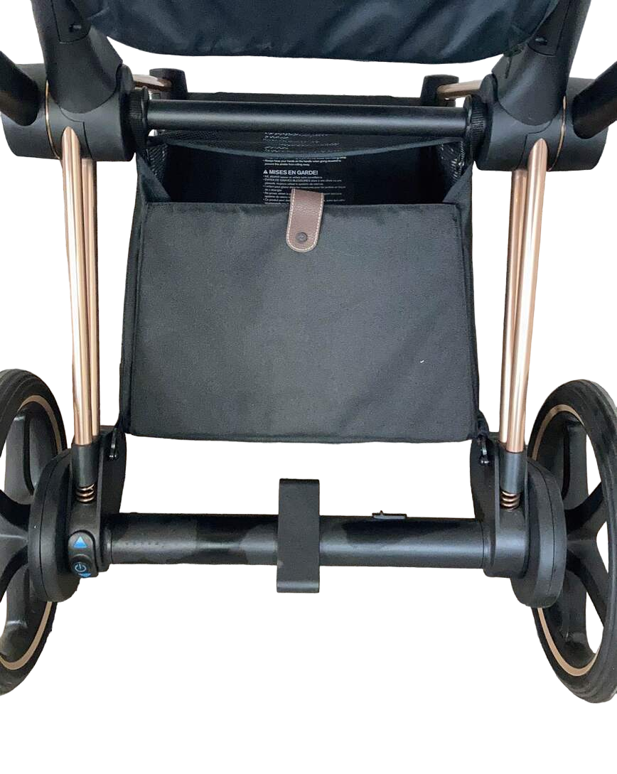  Cybex E-PRIAM Electric Stroller, Deep Black, (Charger Not Included)