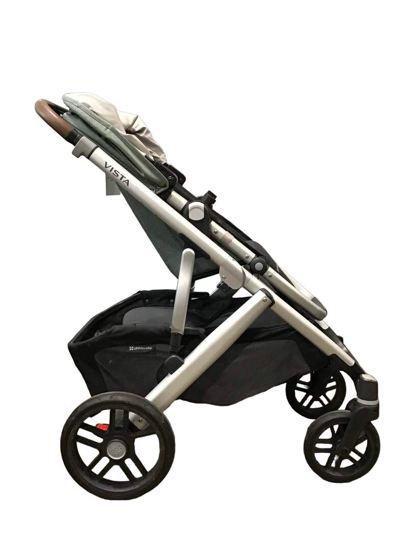  UPPAbaby VISTA V2 Stroller, 2020, Emmett (Green Melange)