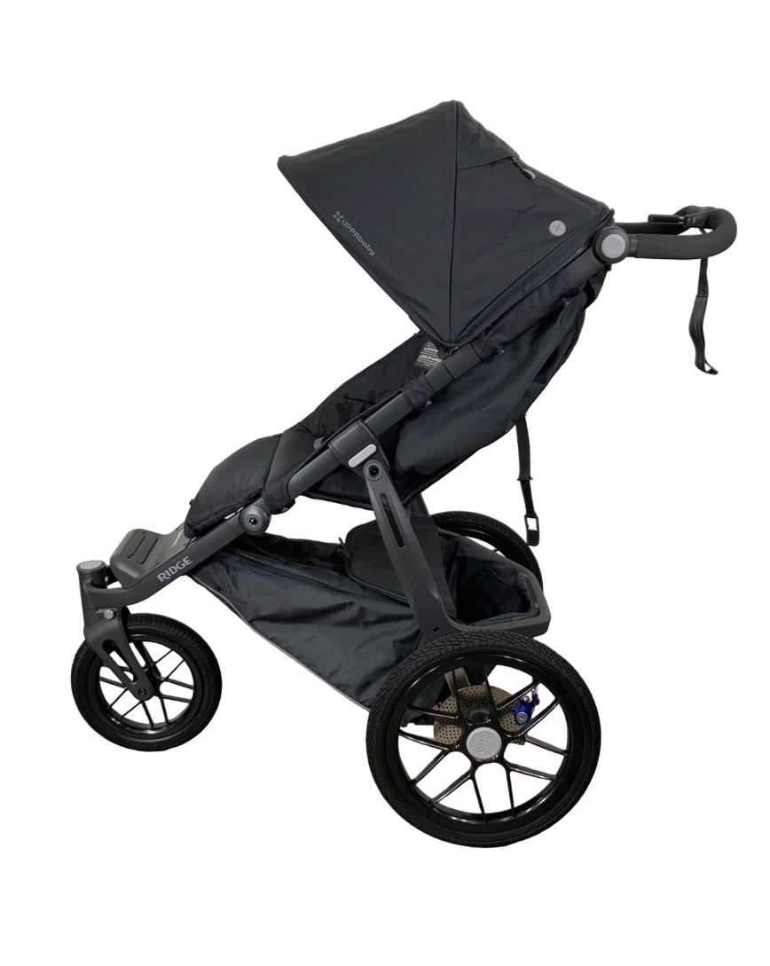  UPPAbaby RIDGE Jogging Stroller, Jake (Black), 2023