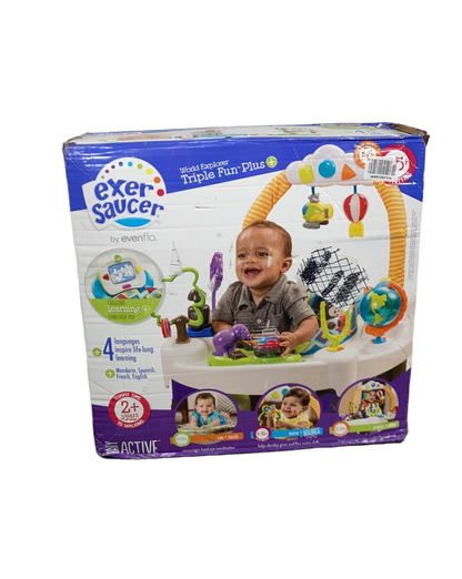  Evenflo ExerSaucer Triple Fun Active Learning Center