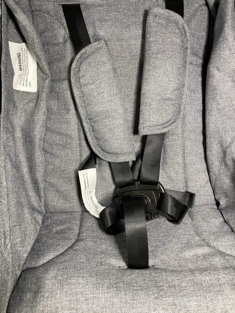  Mompush Lithe Double Stroller, 2021, Grey