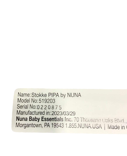  Stokke PIPA By Nuna Infant Car Seat, Black, 2023