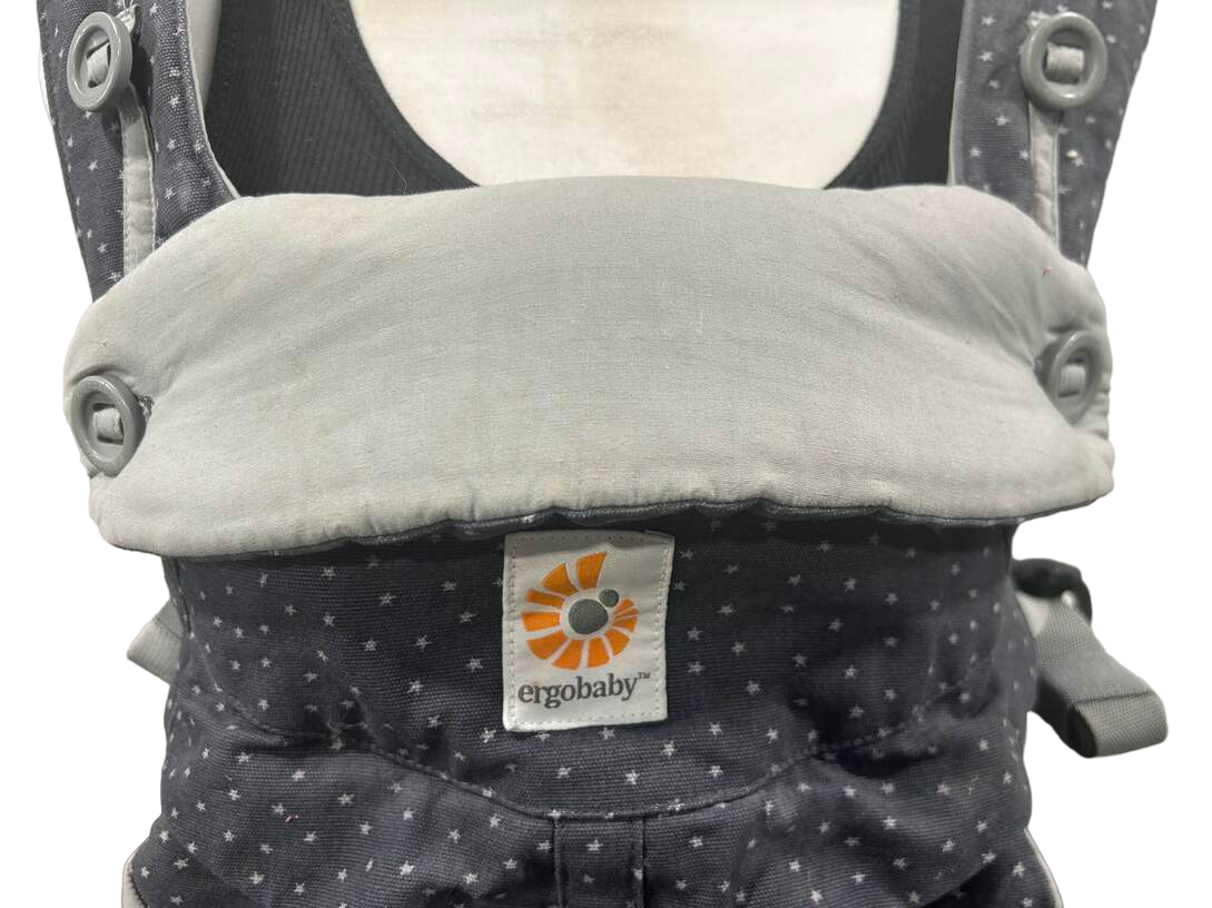  Ergobaby 360 All Positions Cotton Baby Carrier, Starry Sky, With Easy Snug Insert