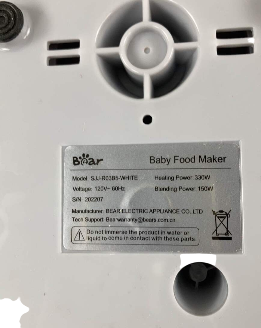  Bear Baby Food Maker