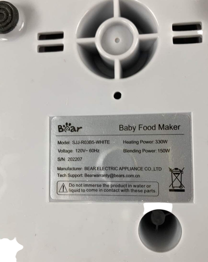  Bear Baby Food Maker
