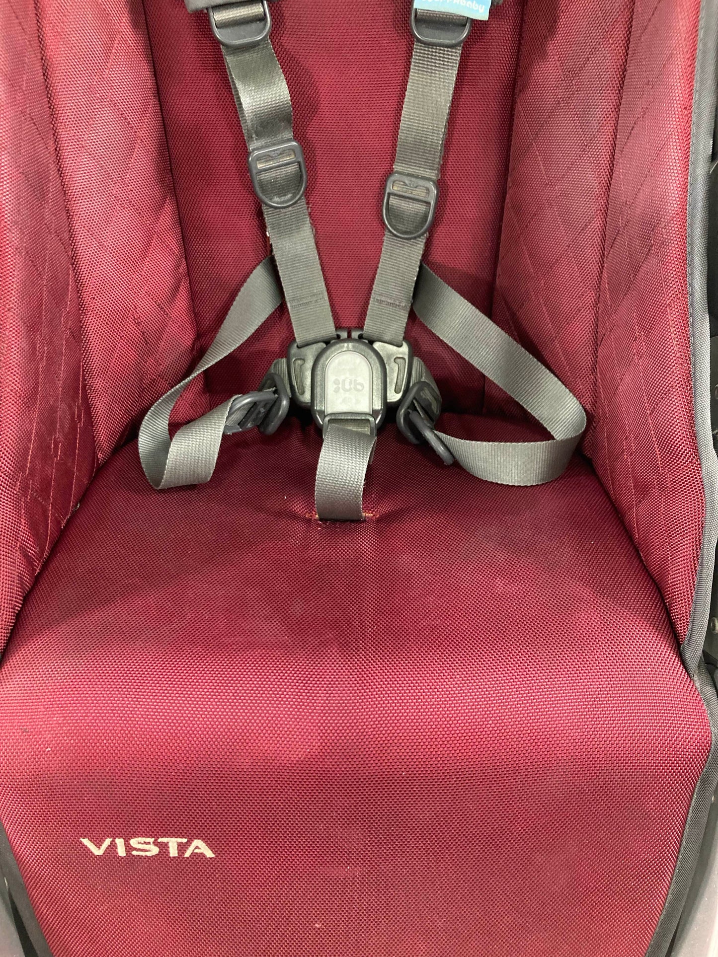  UPPAbaby VISTA Stroller, 2016, Dennison (Bordeaux)