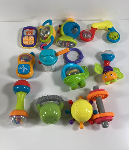  IPlay, ILearn 10-Piece Baby Rattle Set