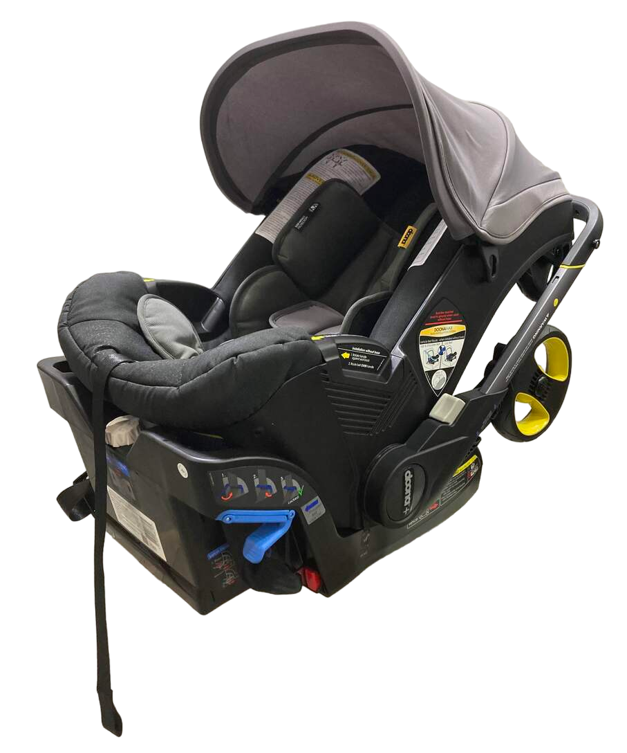  Doona Infant Car Seat & Stroller Combo, 2023, Grey Hound