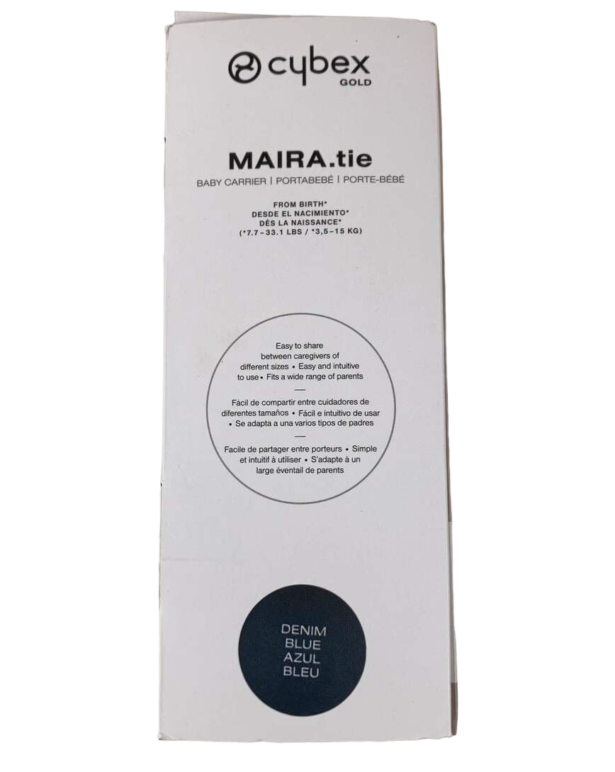  Cybex Maira Tie Baby Carrier, Denim Blue